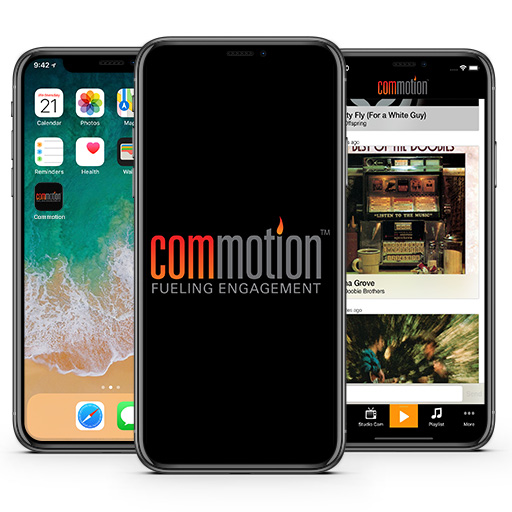 Picture of Commotion version 4 mobile app